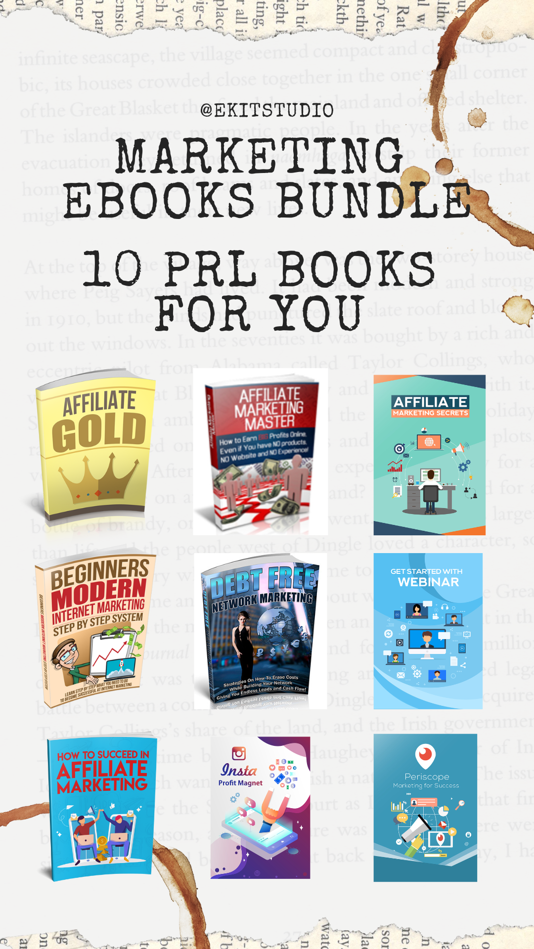 Marketing PRL E Books Bundle - 10 Books For You!