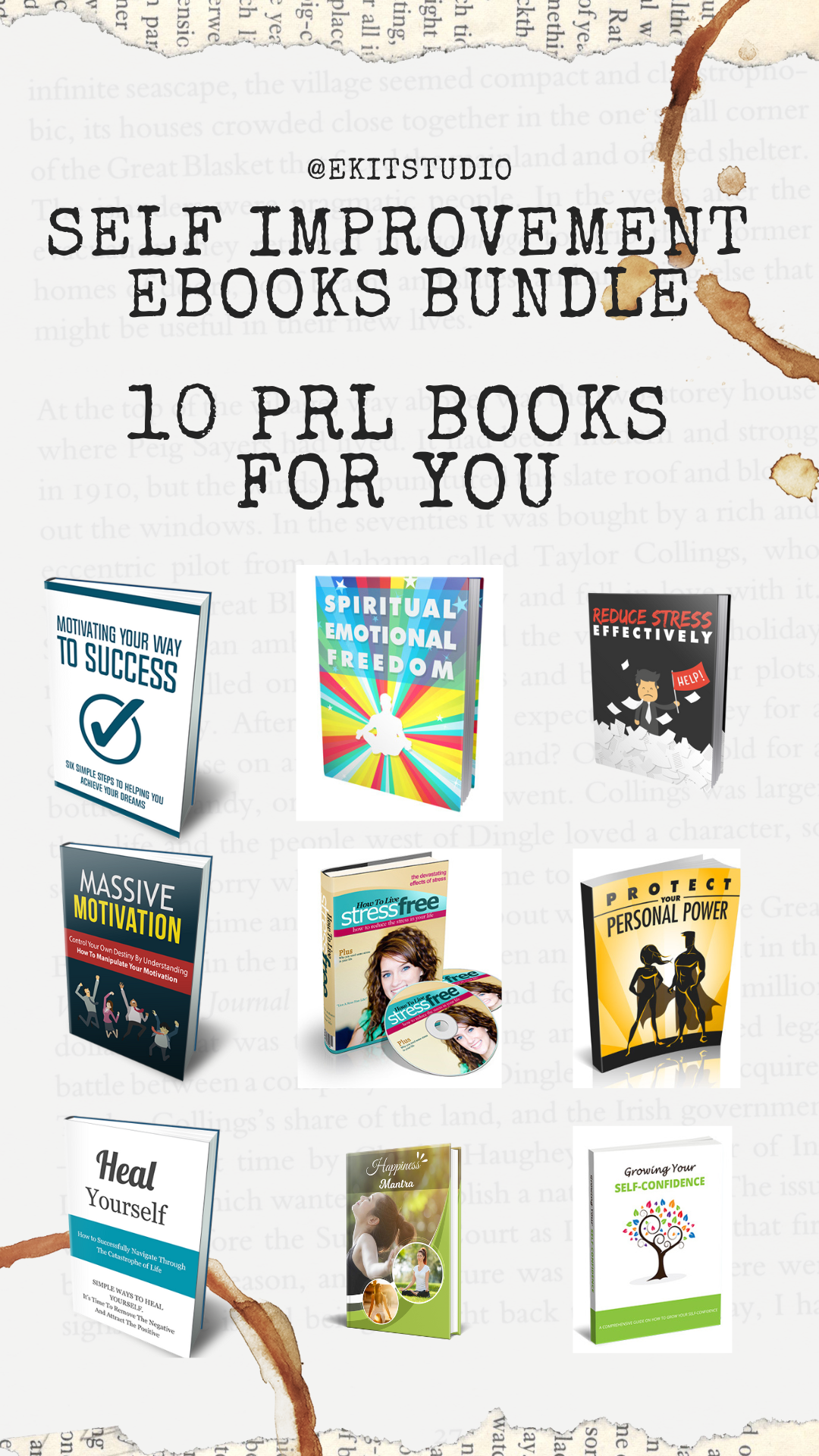 Self-Improvement PRL E Books Bundle - 10 Books For You!